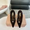 High HeelsMiu Miu 24ss Autumn And Winter Blok Small Square Toe LoafersThis Brock Shoe Features 6ux39o14