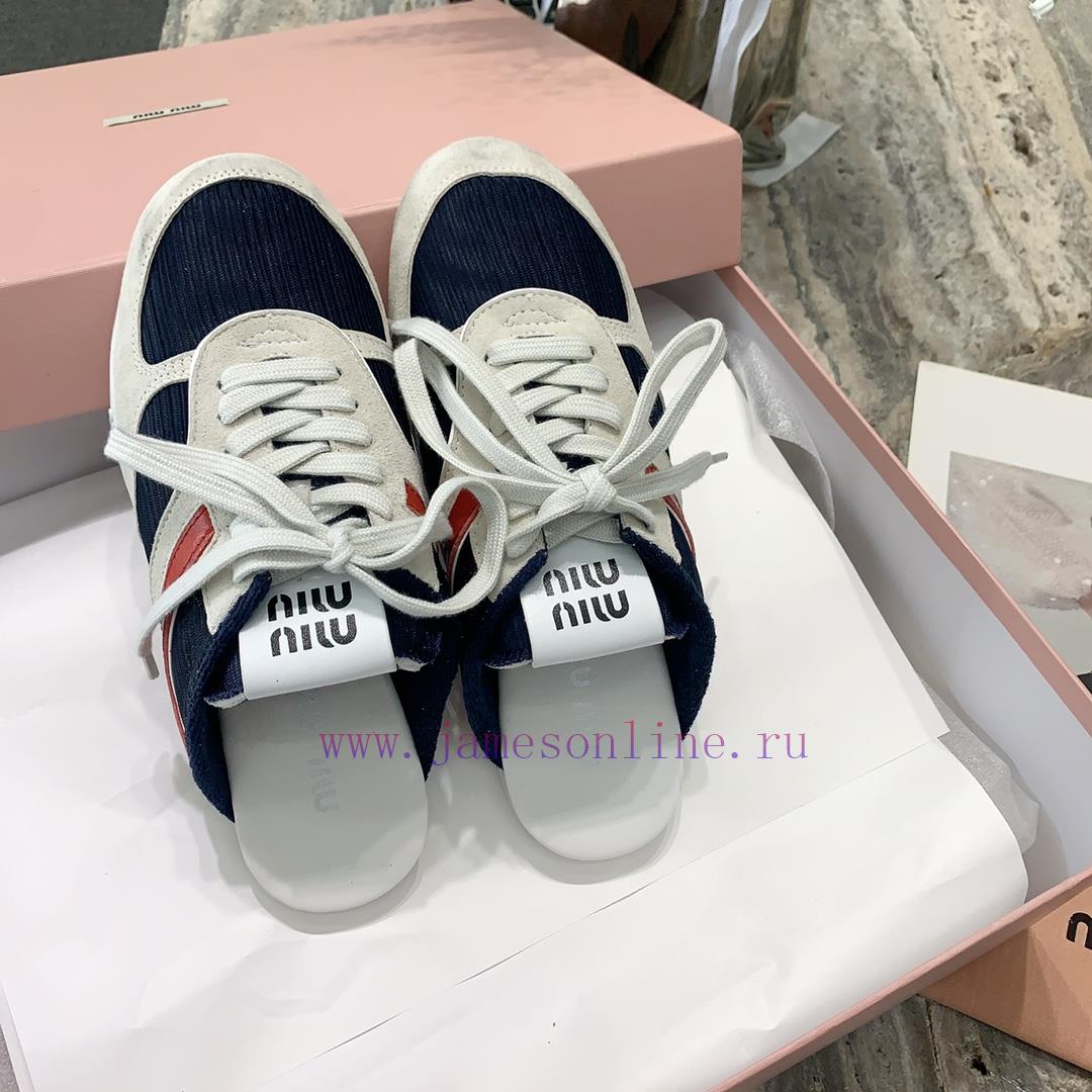 Miu Miu's 2024 Autumn And Winter New Couple's Sports Shoes Have A Low-key And Simple Design Wit lbk1tfrh - Image 4