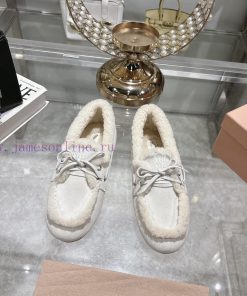 Miumiu Miu Le Fu Shoes 2024 Autumn And Winter New Cotton Shoes Hairy Single Shoes From Miu Miu u0j6mxqg