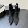 Saint Lauren YSL Saint LaurentSide Zipper Short Boot VersionThe Latest Autumn And Winter 2024 V u92zskr3