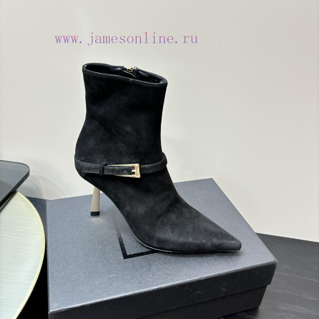 Saint Lauren YSL Saint LaurentSide Zipper Short Boot VersionThe Latest Autumn And Winter 2024 V u92zskr3 - Image 7