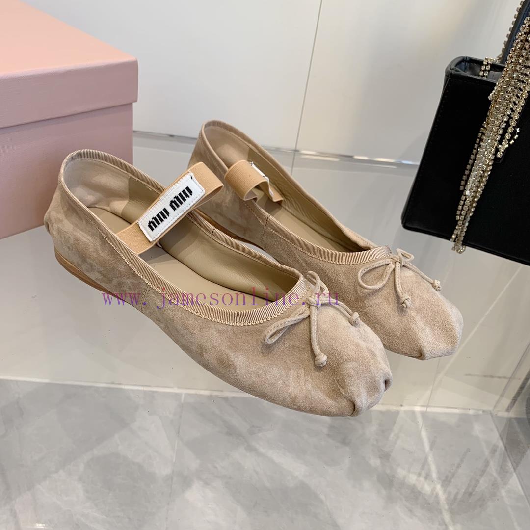 2 ️⃣ Four ️⃣ The New Color Miumiu French Fairy Ballet Shoes Come With Beauty. Each Color Is So 8srgzw1q - Image 3