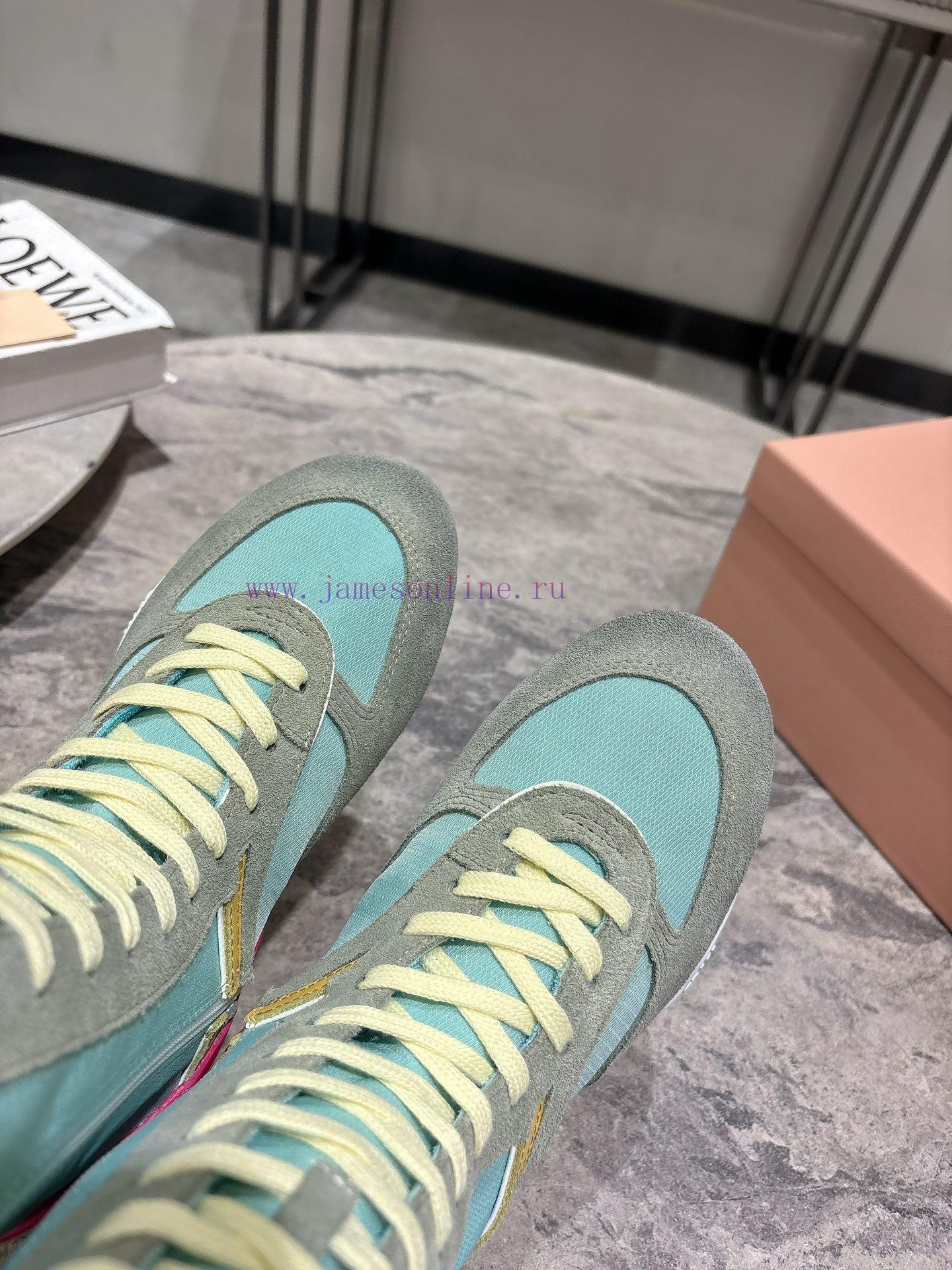 Purchasing GradeMiu Miu 25ss Spring/Summer New Fashion Show Miu Miu De Xun Casual BootsThe Deta s97hwb1l - Image 9