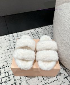 MIUMI * 24/Autumn/Winter Fury Slippers There Are Too Many Beautiful Shoes In This Season This F 9odm6g6z