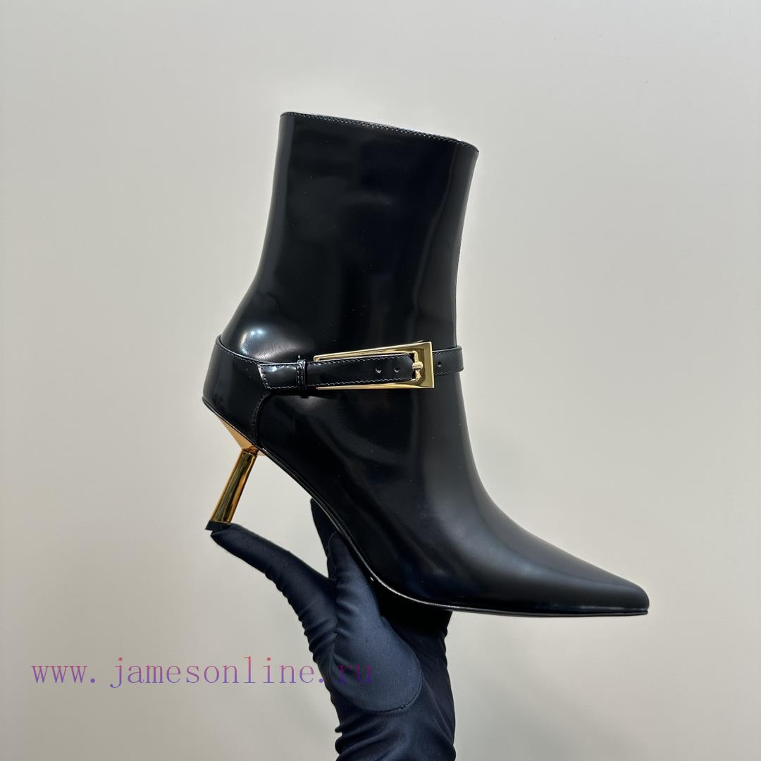 Saint Lauren YSL Saint LaurentSide Zipper Short Boot VersionThe Latest Autumn And Winter 2024 V y72rhq5t - Image 8