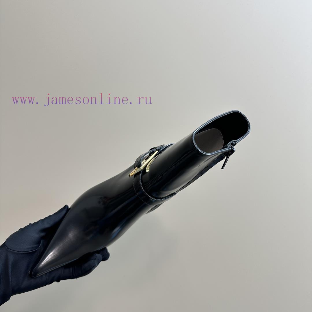 Saint Lauren YSL Saint LaurentSide Zipper Short Boot VersionThe Latest Autumn And Winter 2024 V y72rhq5t - Image 9