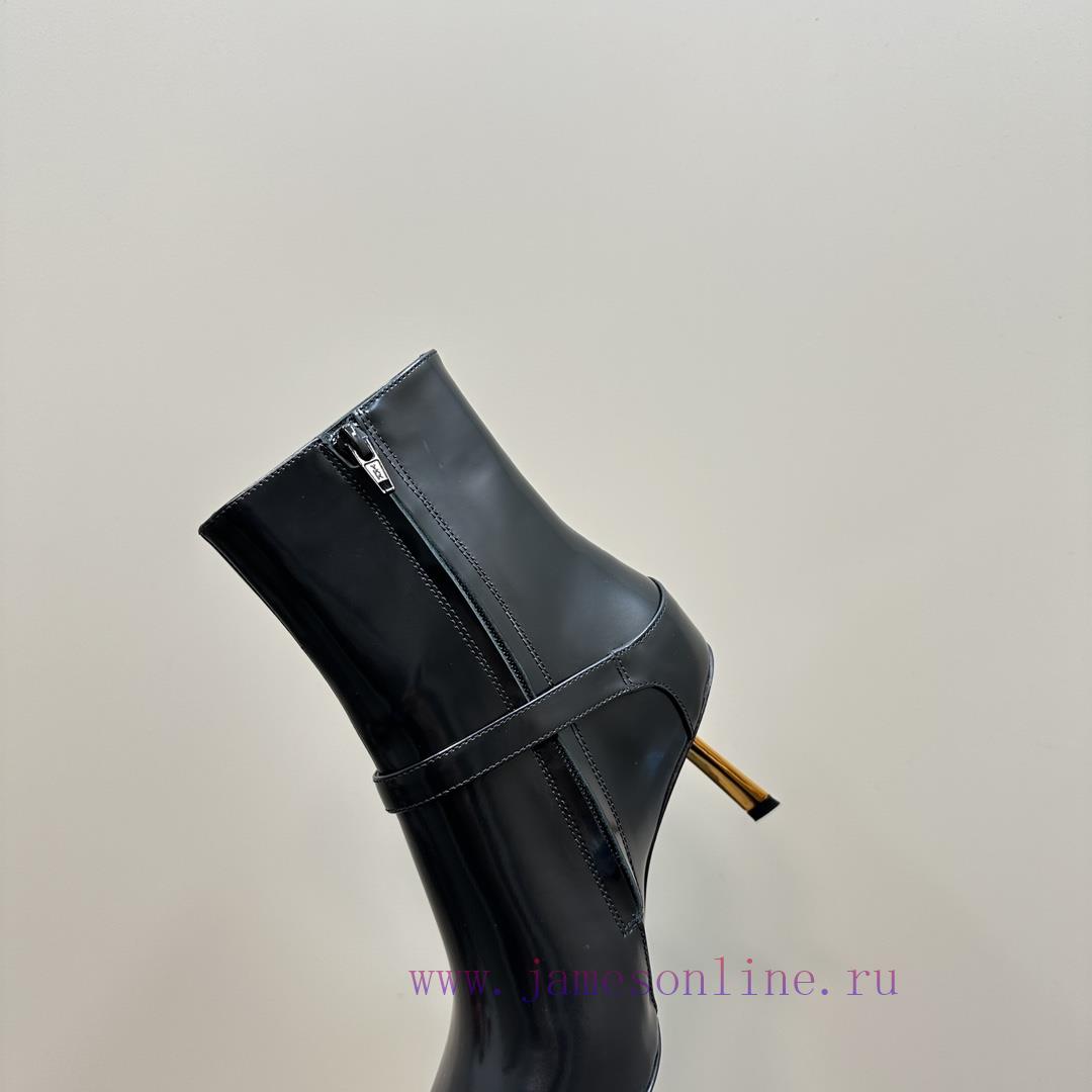 Saint Lauren YSL Saint LaurentSide Zipper Short Boot VersionThe Latest Autumn And Winter 2024 V y72rhq5t - Image 10