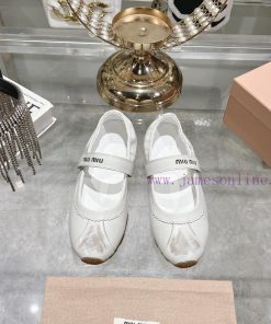 Leather 330 New 25 Year Miu Miu Velcro Elastic Ballet Shoes Mary Jane Single ShoesThis Velcro B 7seaapy9