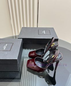 Saint Laurent 25/Spring/Summer HeatThe Brand New Square Toe Single Shoes Are Simple Yet Have A 8brzlff7