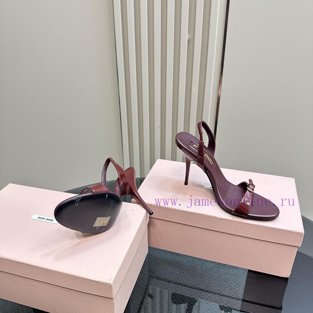 The Mostᴍɪᴜᴍɪ U25 Early Spring Hot Zhang Yuanying Same Sandals Fashion Show Appears On The Cove cn2uuo5n - Image 4