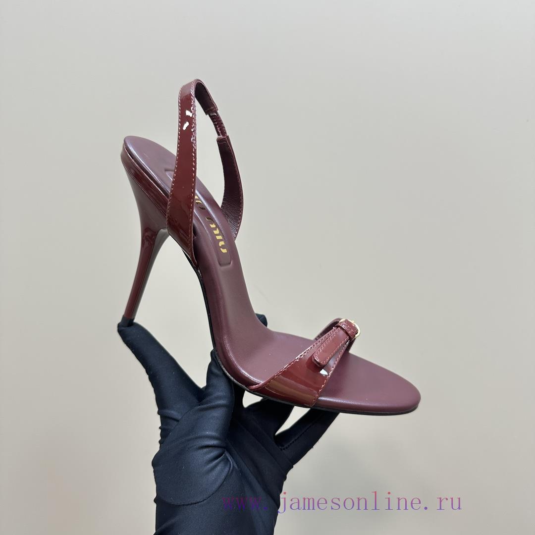 The Mostᴍɪᴜᴍɪ U25 Early Spring Hot Zhang Yuanying Same Sandals Fashion Show Appears On The Cove cn2uuo5n - Image 8