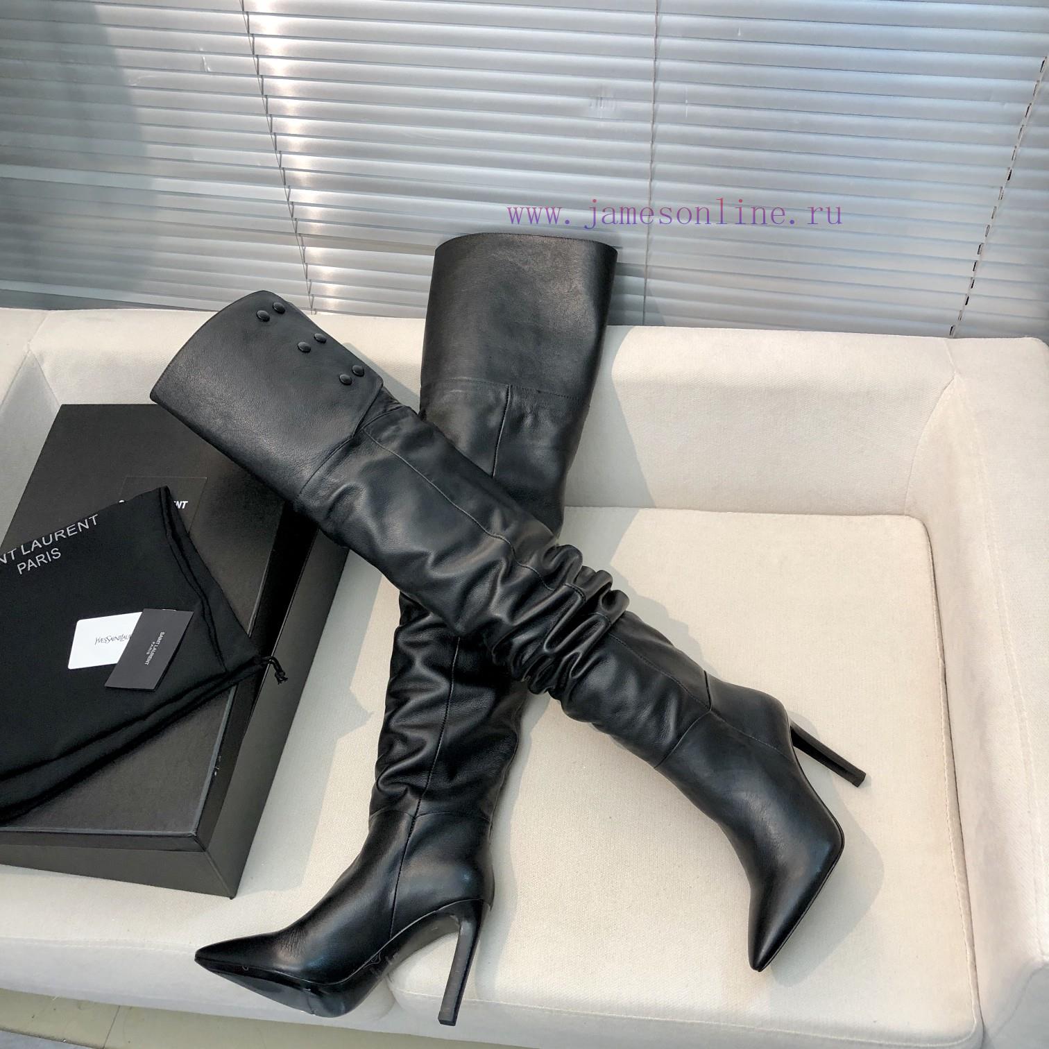 Saint Lauren YSL Saint LaurentCustomized Version Of The Great Overlord BootsThe Latest Autumn A oagxuj88 - Image 5