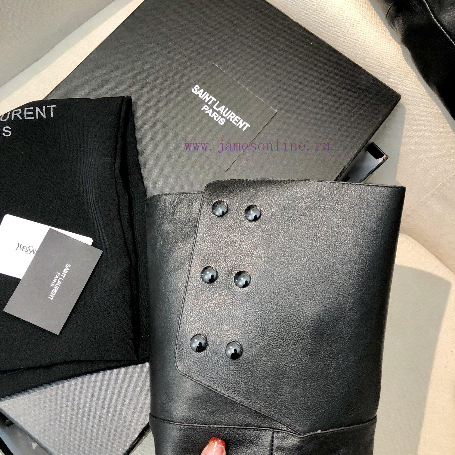 Saint Lauren YSL Saint LaurentCustomized Version Of The Great Overlord BootsThe Latest Autumn A oagxuj88 - Image 9