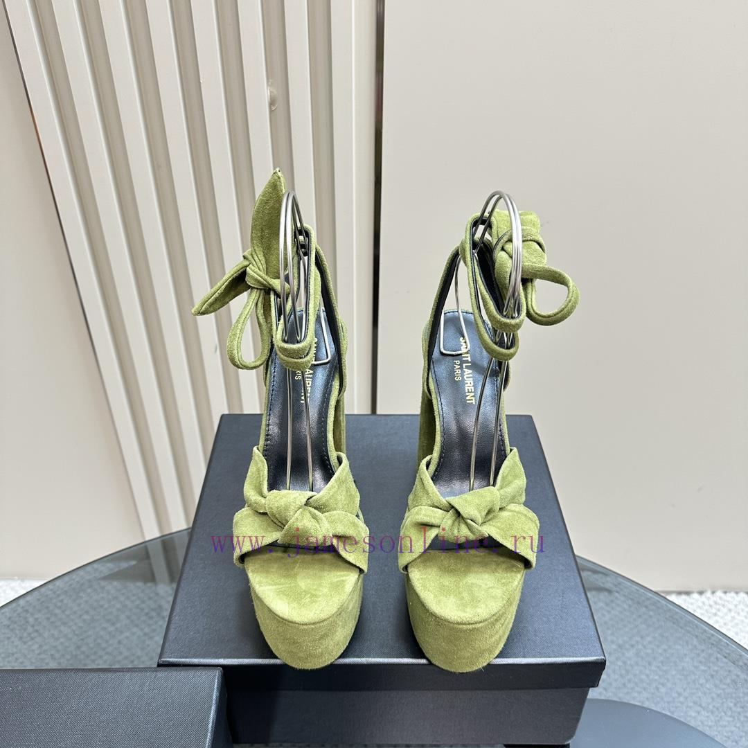 Saint Laurent YSL's Flagship Waterproof Platform Hate High Strap Sandals Are High-end Customize 6ndwjcgo - Image 3