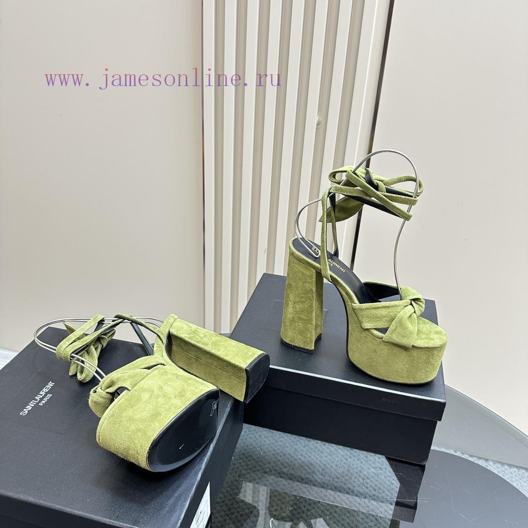 Saint Laurent YSL's Flagship Waterproof Platform Hate High Strap Sandals Are High-end Customize 6ndwjcgo - Image 7