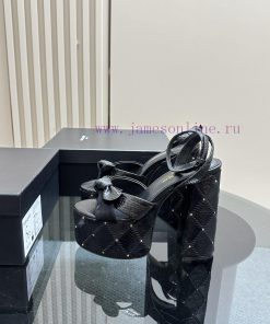 Saint Laurent YSL's Flagship Waterproof Platform Hate High Strap Sandals Are High-end Customize 0tk6239l