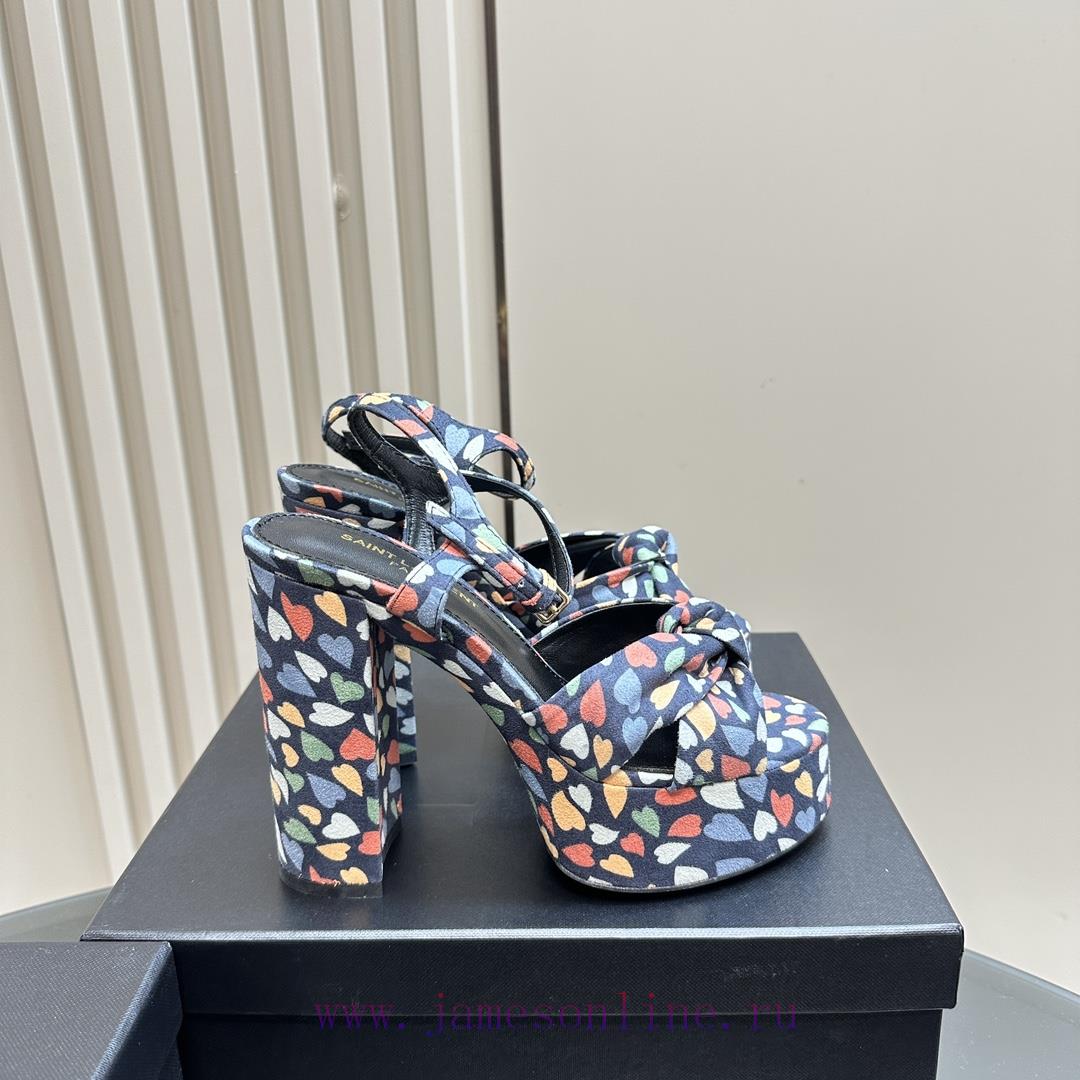 Saint Laurent YSL's Flagship Waterproof Platform Hate Too High Bow Sandals Are High-end Customi jun4nqur - Image 5