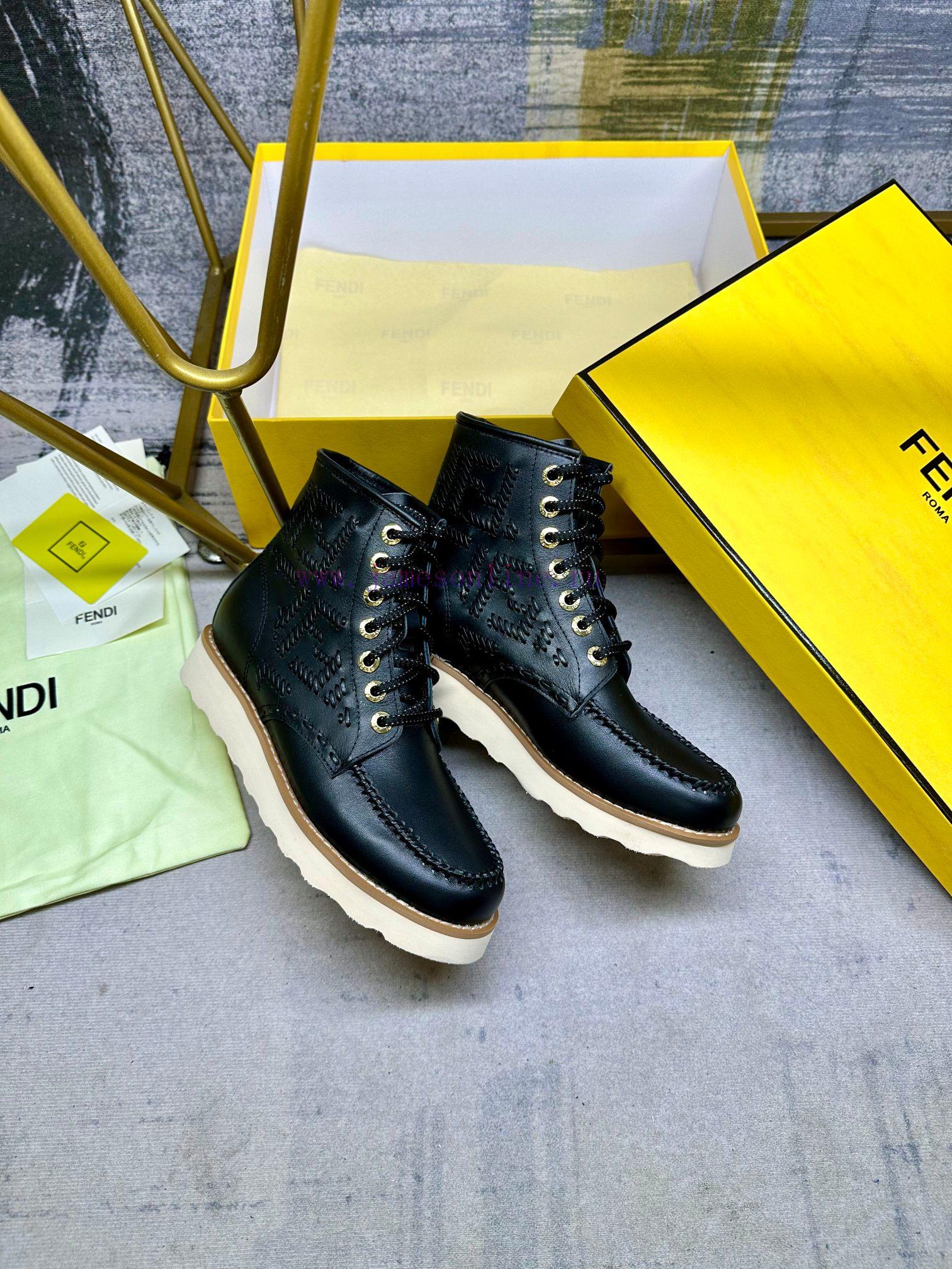 This Lace Up And Ankle Boot Jointly Created By Fendi And Red Wing Features The Iconic Loafers T kzdltqtc - Image 6