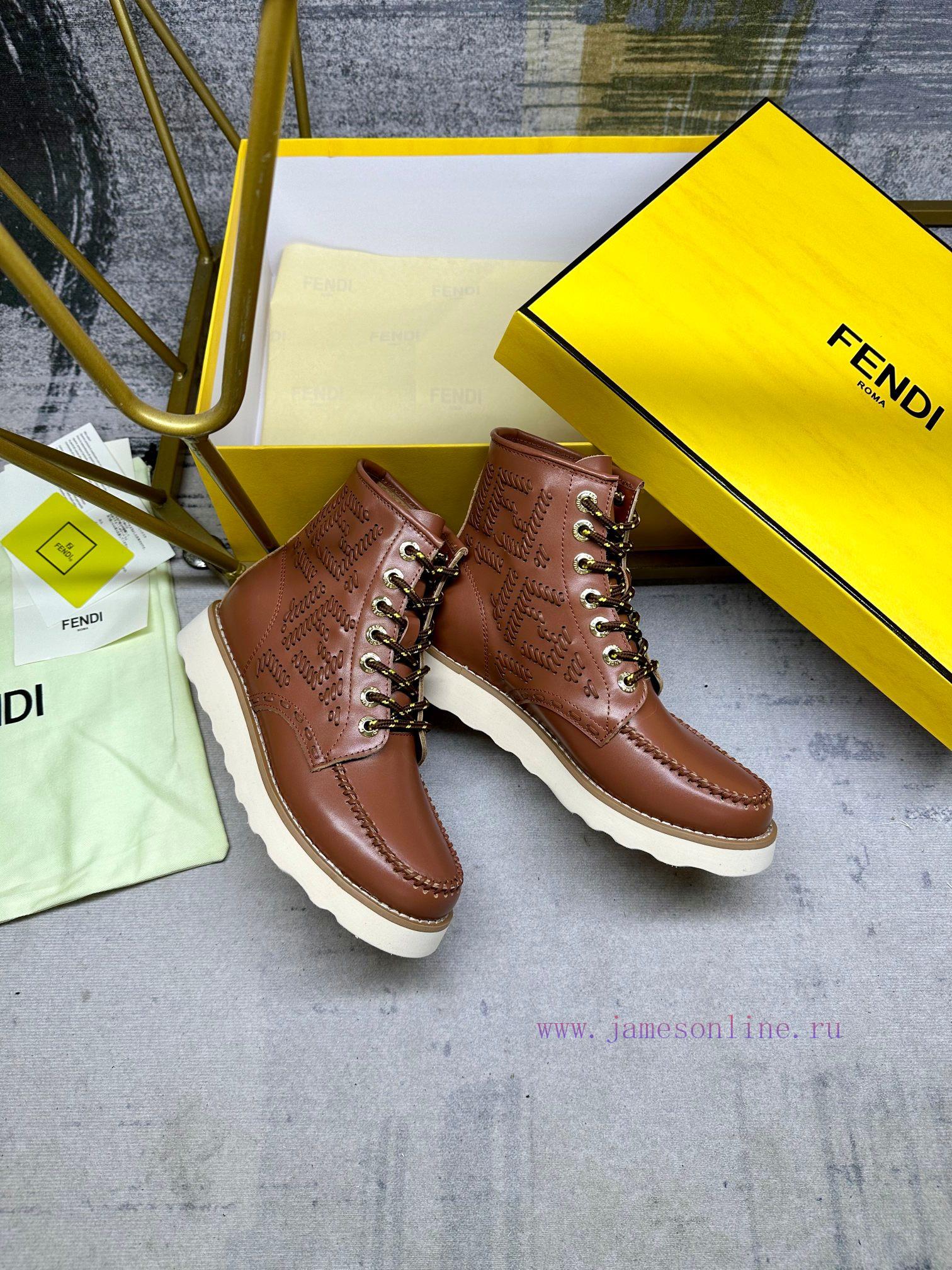 This Lace Up And Ankle Boot Jointly Created By Fendi And Red Wing Features The Iconic Le Fu Sho 5eqwim2u - Image 4