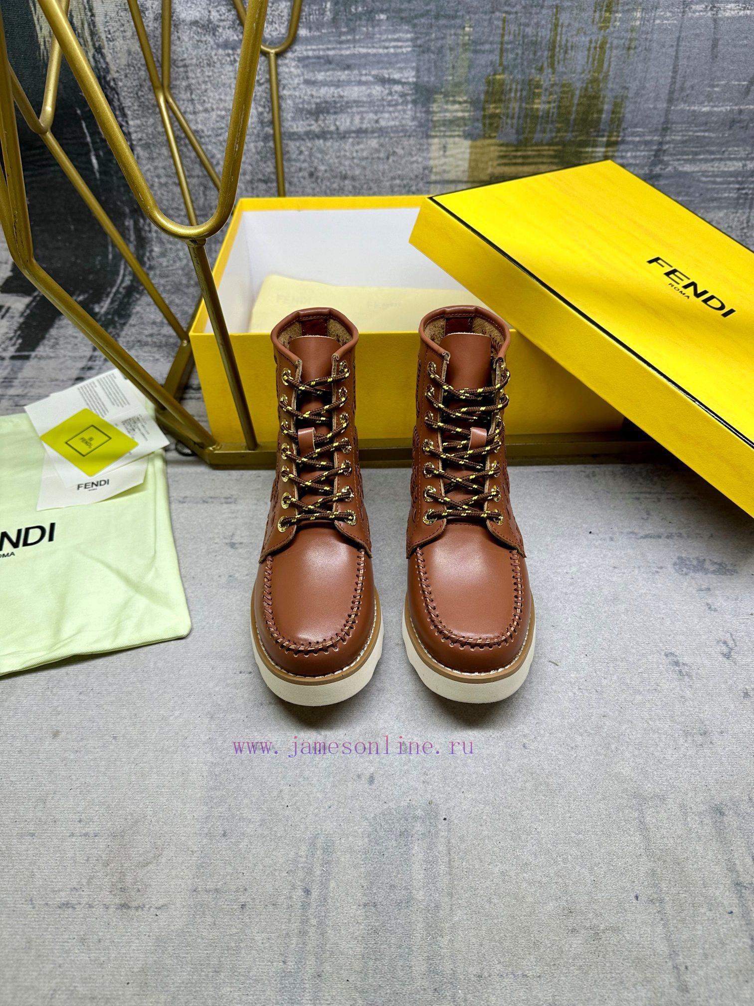 This Lace Up And Ankle Boot Jointly Created By Fendi And Red Wing Features The Iconic Le Fu Sho 5eqwim2u - Image 5