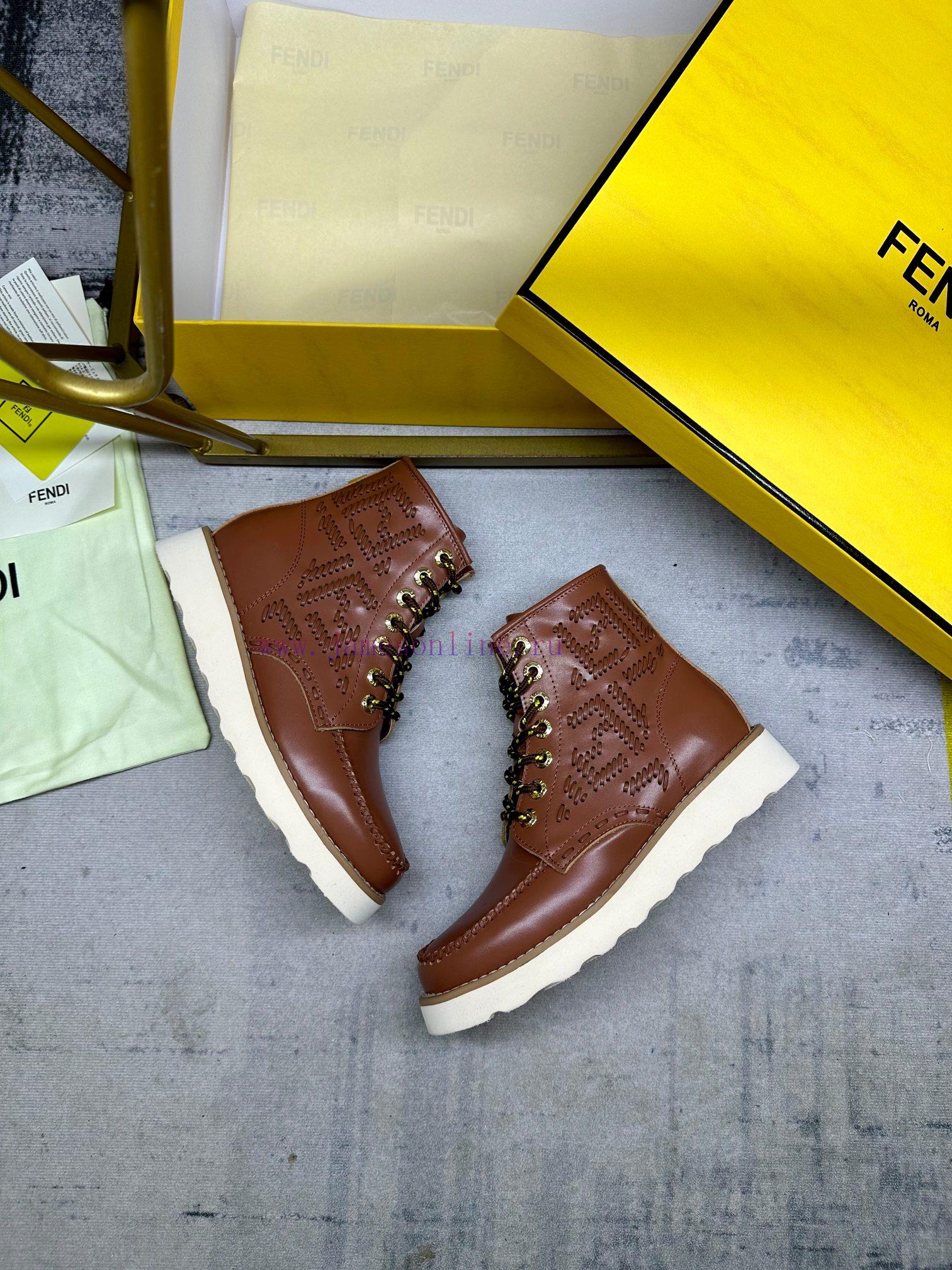 This Lace Up And Ankle Boot Jointly Created By Fendi And Red Wing Features The Iconic Le Fu Sho 5eqwim2u - Image 6