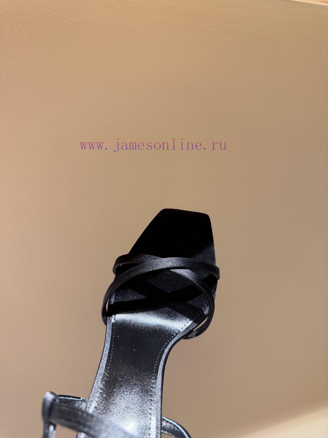 Saint Laurent YSL Classic Spring/Summer Letter And Cross Strap High Heel SandalsCutting Off Men w1rmivpw - Image 5