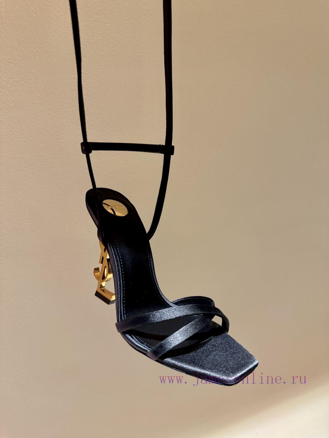 Saint Laurent YSL Classic Spring/Summer Letter And Cross Strap High Heel SandalsCutting Off Men w1rmivpw - Image 9