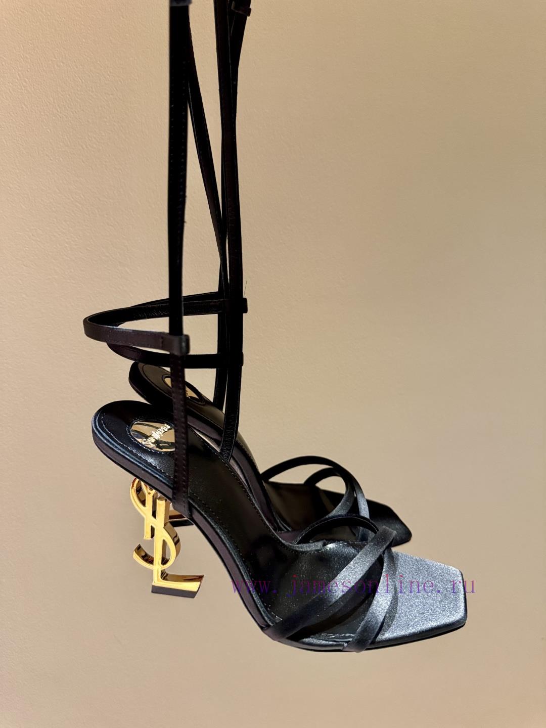 Saint Laurent YSL Classic Spring/Summer Letter And Cross Strap High Heel SandalsCutting Off Men w1rmivpw - Image 10