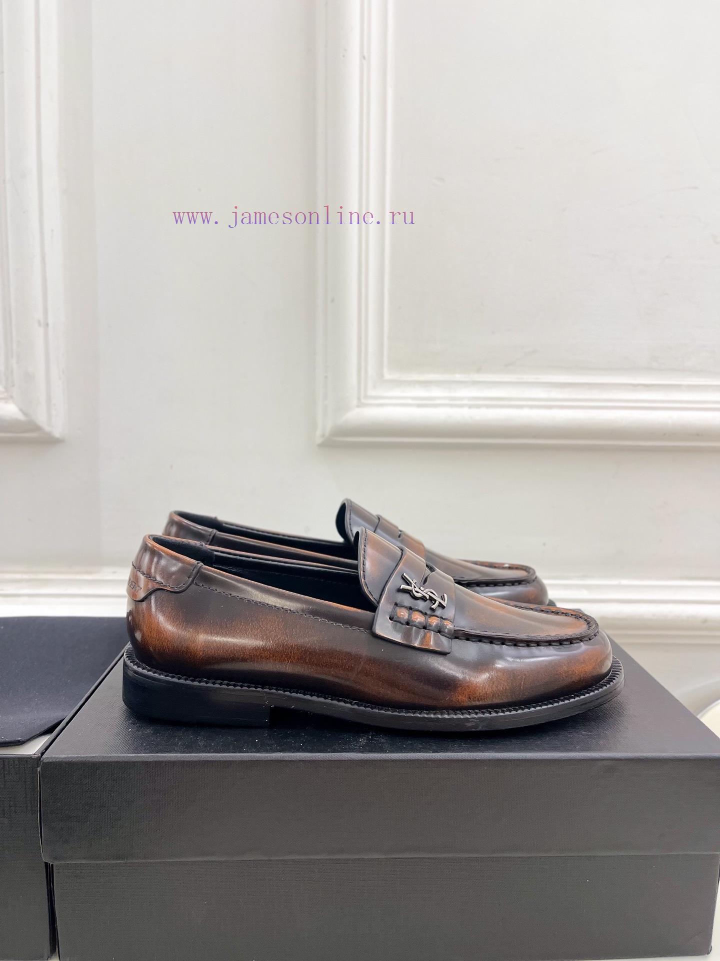 SAIN * LAURENT Early Spring New Product YSL Lefu Shoes Small Leather Shoes Newly ReleasedThe To 8qlombim - Image 5