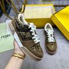FENDI MatcHermes Comes With The Latest Sports Shoes Featuring Brown FF Jacquard Fabric And Same nzbrdair