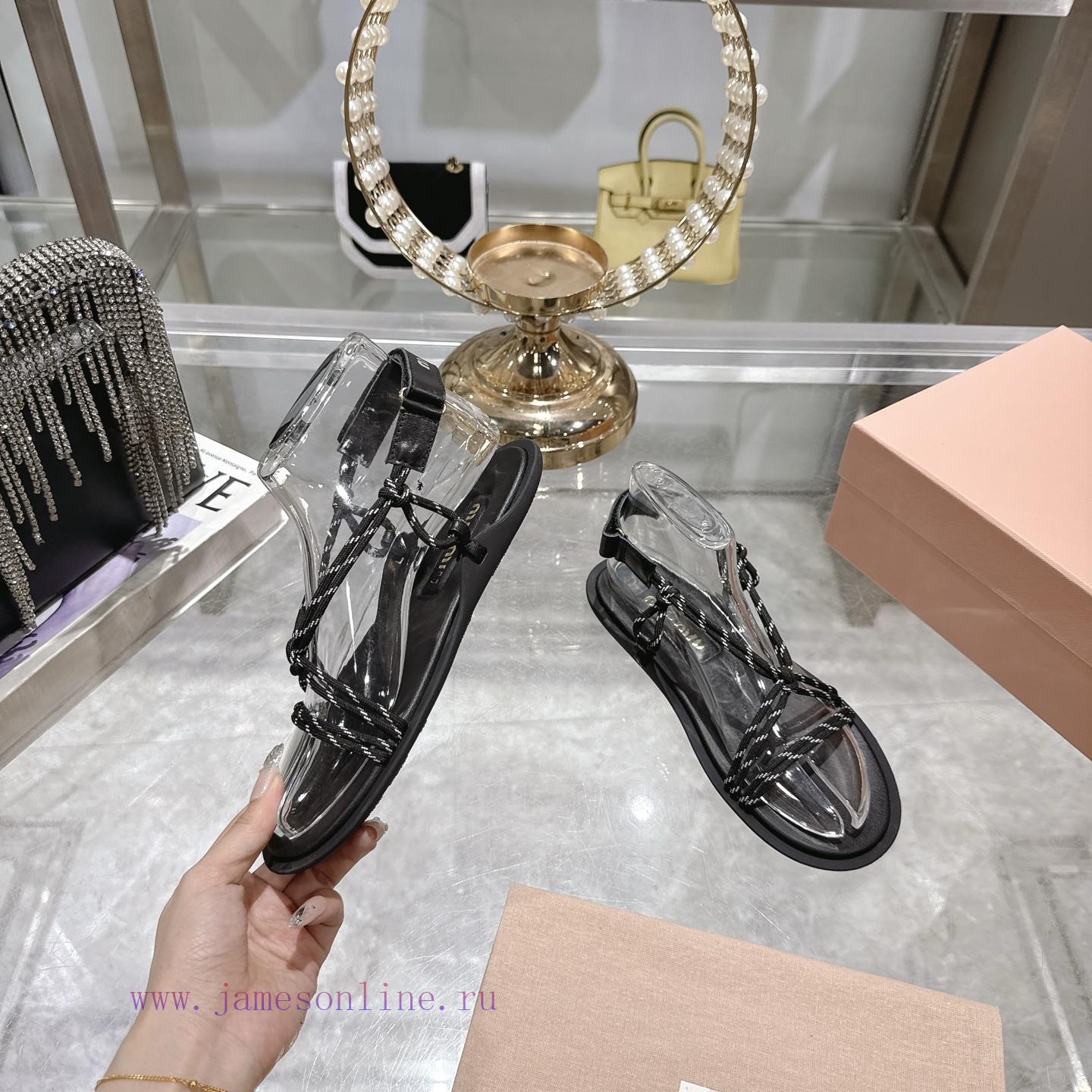 Miumiu Ss25 New Arrival~Miu Miu Spring/Summer New SneakersA Pair Of Sandals That Fashionistas M g4zolqfn - Image 5