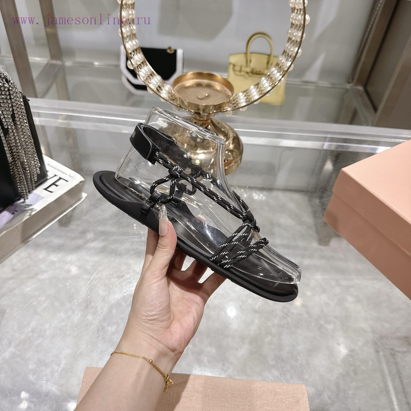 Miumiu Ss25 New Arrival~Miu Miu Spring/Summer New SneakersA Pair Of Sandals That Fashionistas M g4zolqfn - Image 6