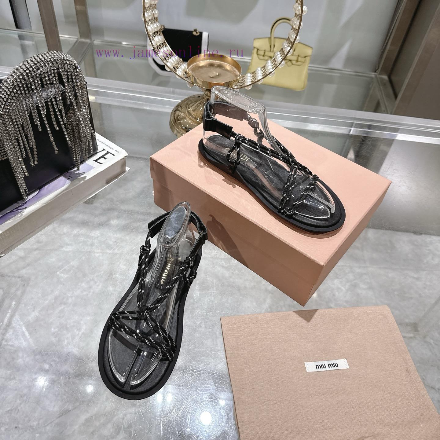 Miumiu Ss25 New Arrival~Miu Miu Spring/Summer New SneakersA Pair Of Sandals That Fashionistas M g4zolqfn - Image 7