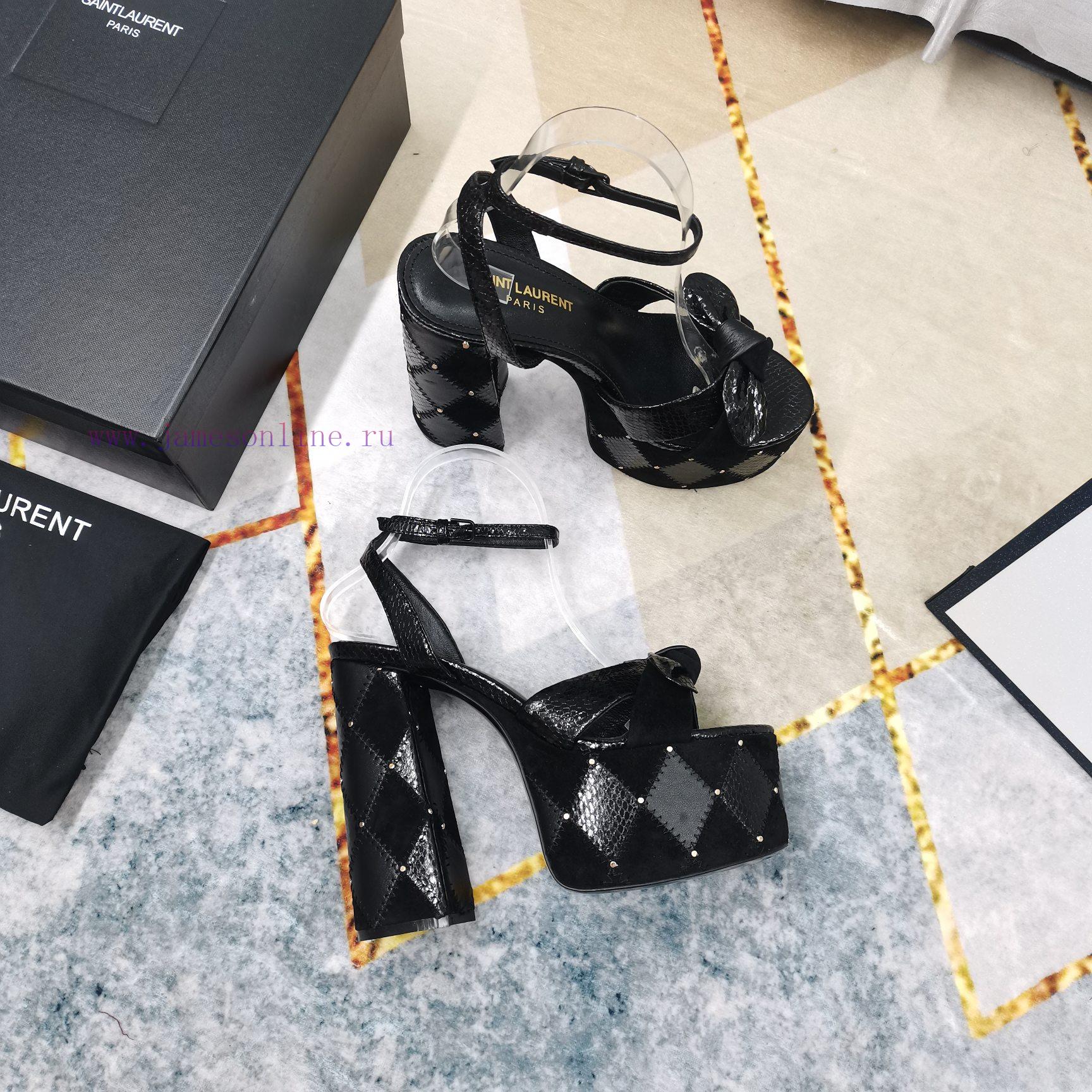 YSL Waterproof Platform Series Hot Edition High Heel Thick Bottom SandalsClassic And Exquisite rdd6b61v
