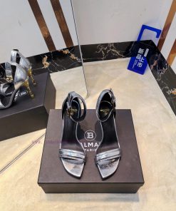 Out Balmain Autumn/Winter 2025 Fashion Moon Head Metal Heel SandalsBrand Balmain 𝘽𝙖𝙡𝙢𝙖𝙞𝙣 By Fre jj3dsxln
