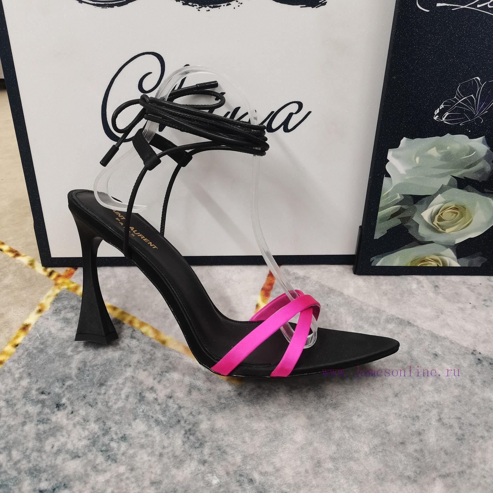New Release - YSL Top Level2025 Official Website Synchronizes New Strap Style Empty High-heeled 0i7e1l0g - Image 6