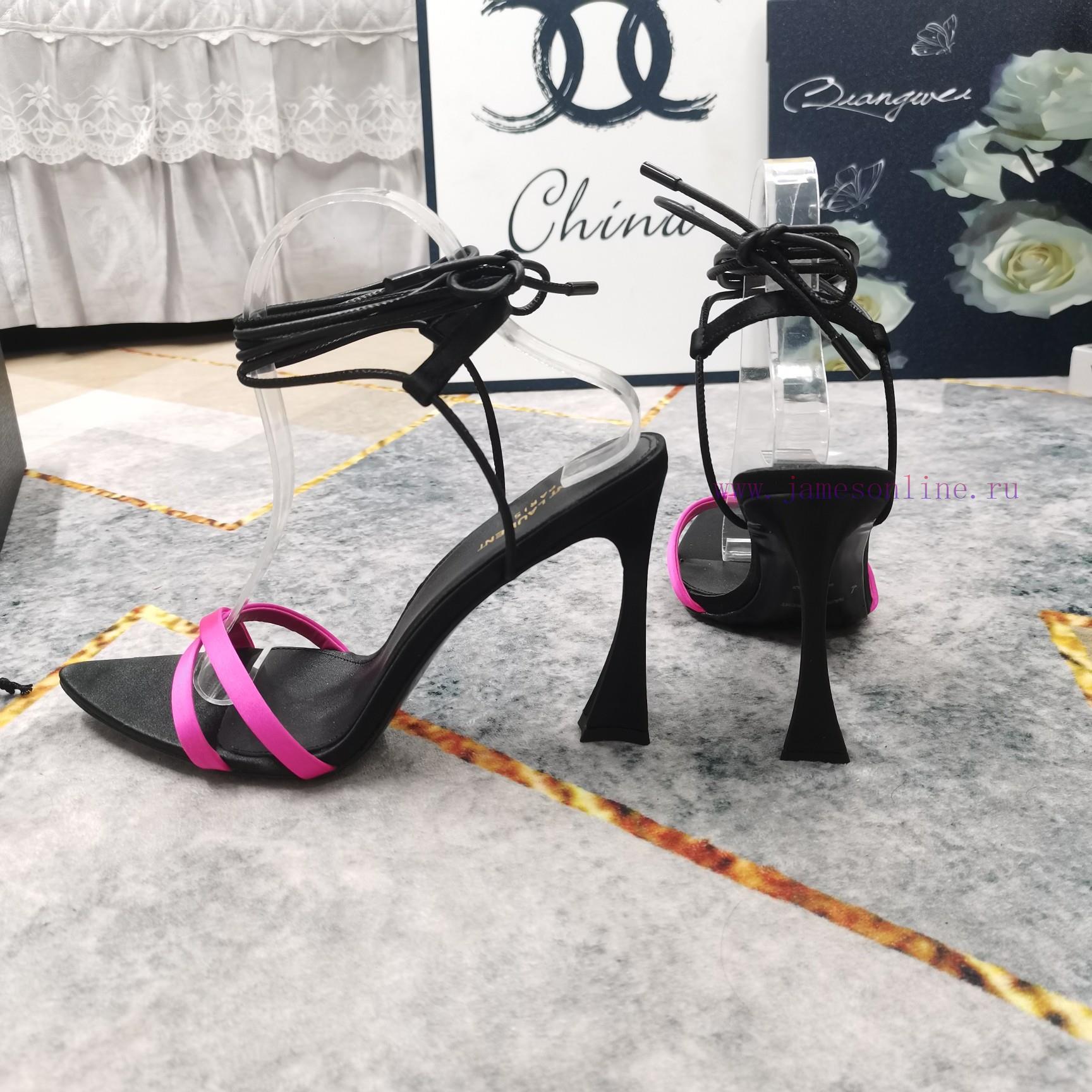 New Release - YSL Top Level2025 Official Website Synchronizes New Strap Style Empty High-heeled 0i7e1l0g - Image 8