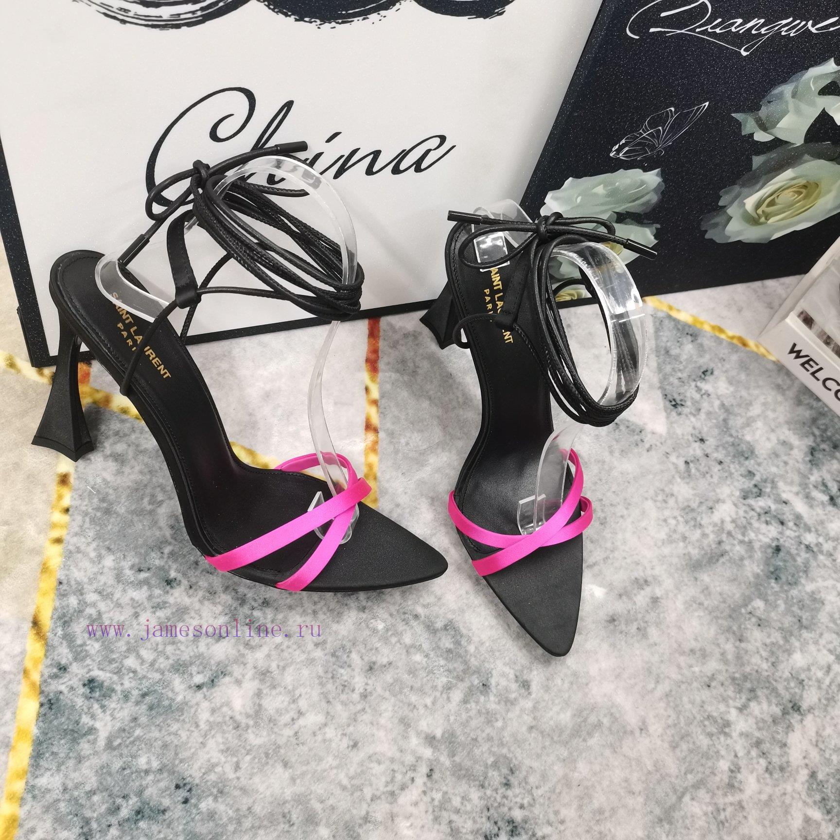 New Release - YSL Top Level2025 Official Website Synchronizes New Strap Style Empty High-heeled 0i7e1l0g - Image 9