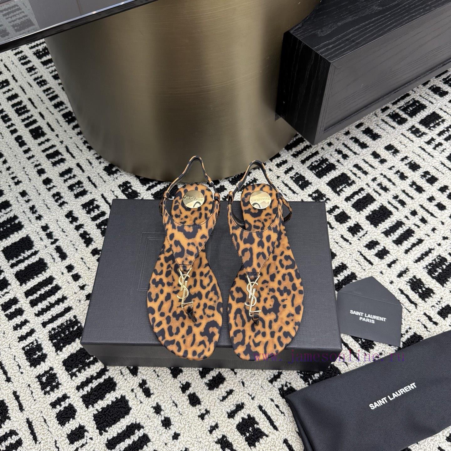 Saint Laurent/Saint Laurent 25ssSpring And Summer New Product With Clip On SandalsExquisite Fas 6eeij5py