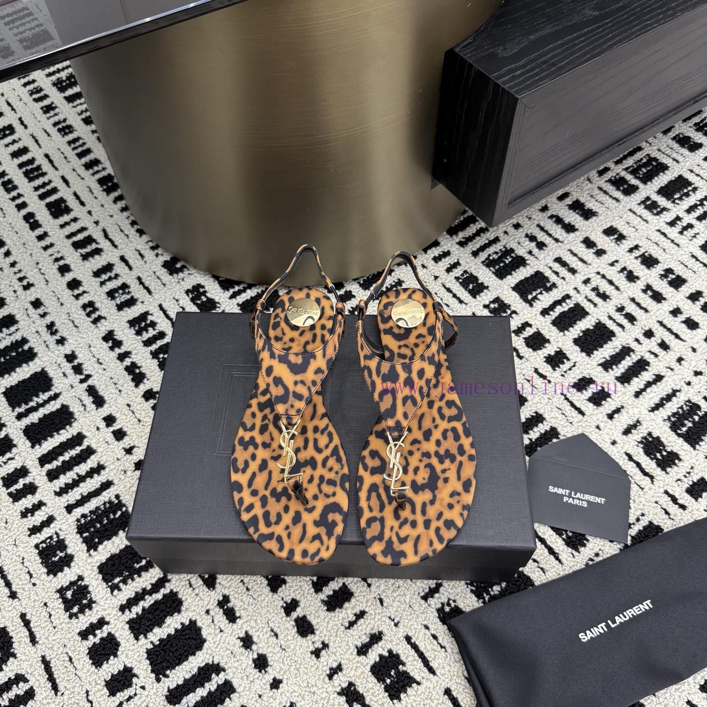 Saint Laurent/Saint Laurent 25ssSpring And Summer New Product With Clip On SandalsExquisite Fas 6eeij5py - Image 2