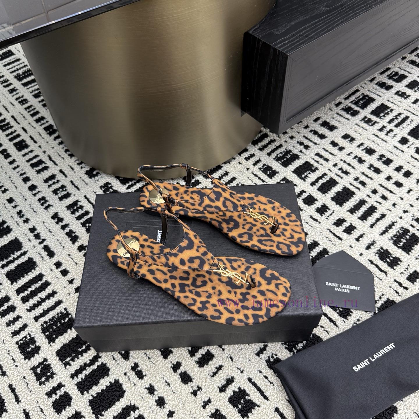 Saint Laurent/Saint Laurent 25ssSpring And Summer New Product With Clip On SandalsExquisite Fas 6eeij5py - Image 3