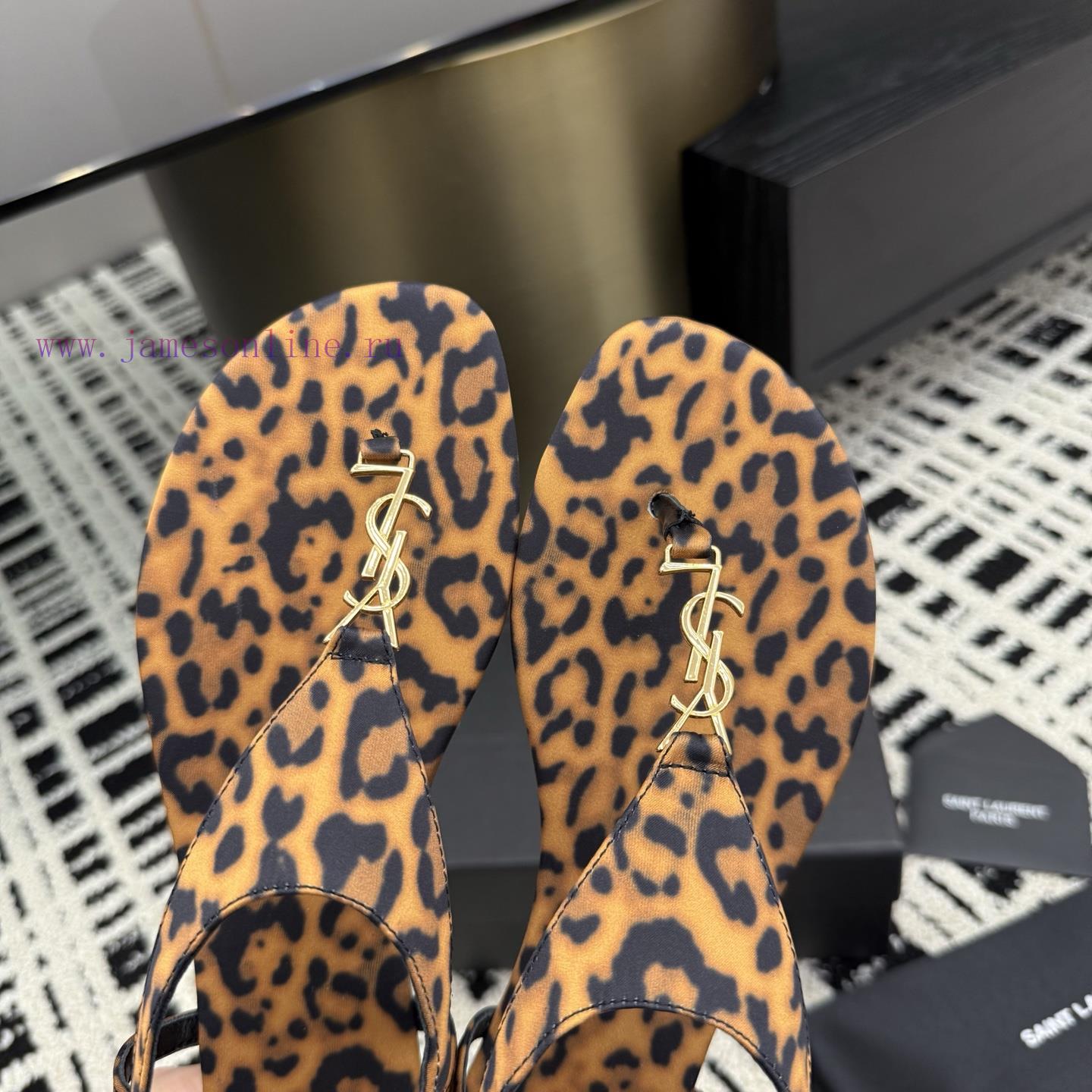 Saint Laurent/Saint Laurent 25ssSpring And Summer New Product With Clip On SandalsExquisite Fas 6eeij5py - Image 6