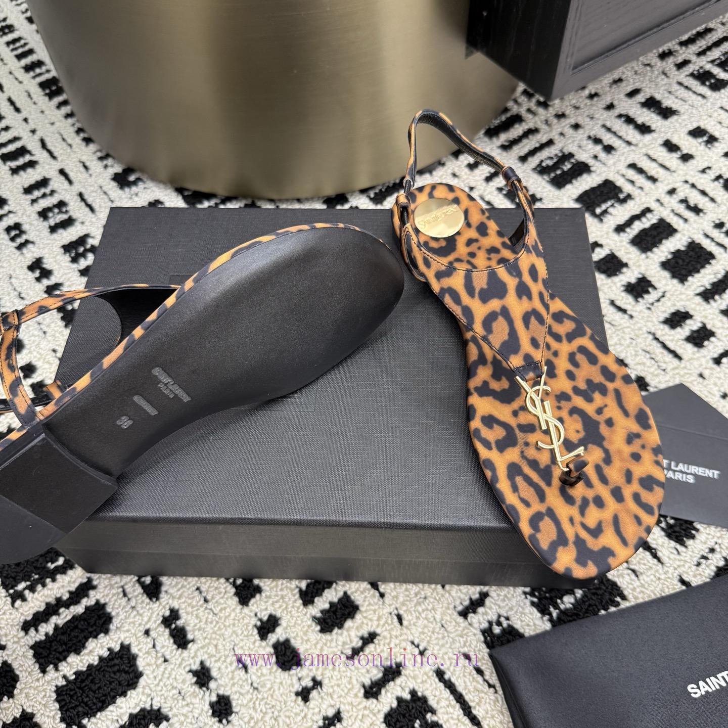Saint Laurent/Saint Laurent 25ssSpring And Summer New Product With Clip On SandalsExquisite Fas 6eeij5py - Image 7