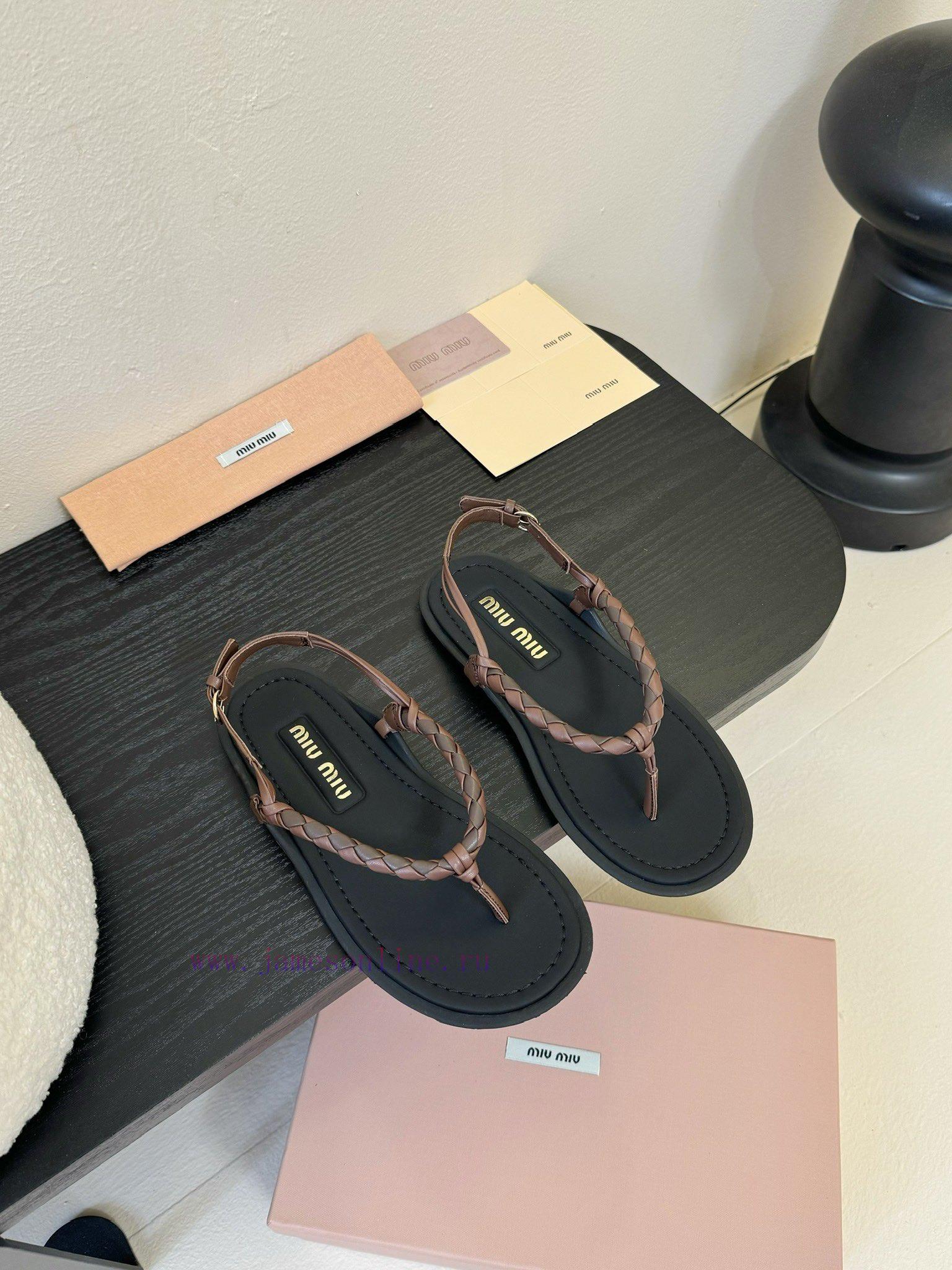 Miu Miu 25ss Minimalist Knot SandalsDon't Be Fooled By The Simple Craftsmanship Each One Is Ver rcrjh9jn - Image 2