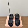 Miu Miu | Miu Miu Fashion Velcro Beach Sandals2024 Fashion Show Exposure [lightning] Very Popul ou952757