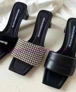 Alexander WangSummer SlippersSuper Flash And Low Profile BlingBling Without LogoThe Physical Ob f4pnjwoe