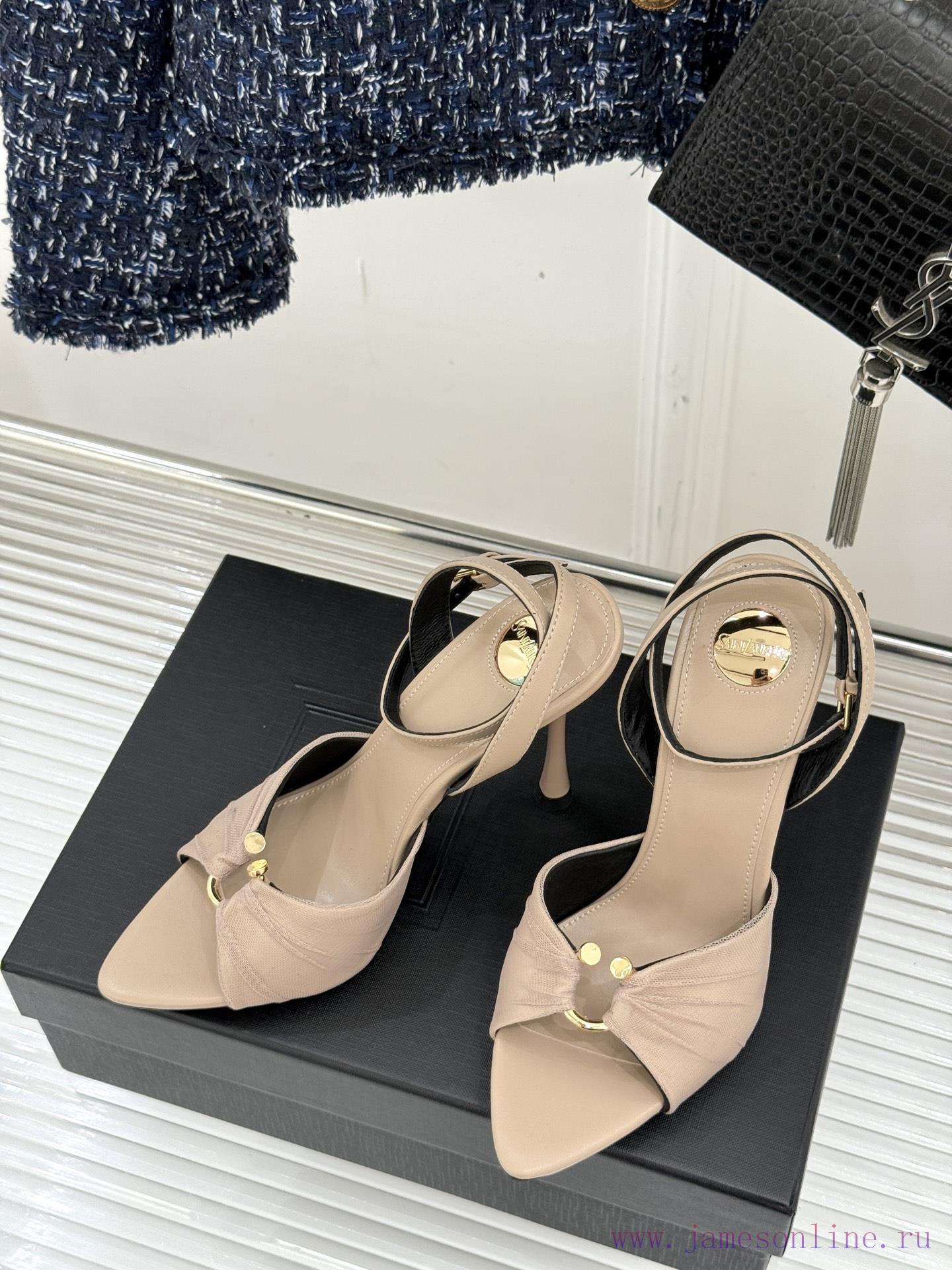 Saint Laurent YSL Saint Laurent 25ssSexy High-heeled Sandals And SlippersIt's Really For Sister 5jmrpjzl - Image 3