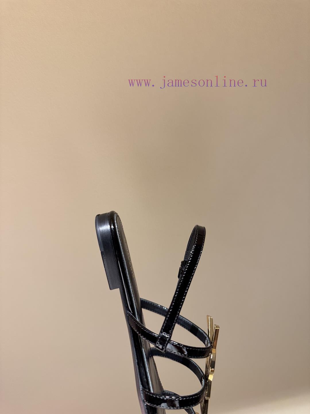 Saint Laurent 2025 Paris Saint Laurent Classic High Heel Sandals2025 Temperament Fairy Summer E sbgmu1a4 - Image 8
