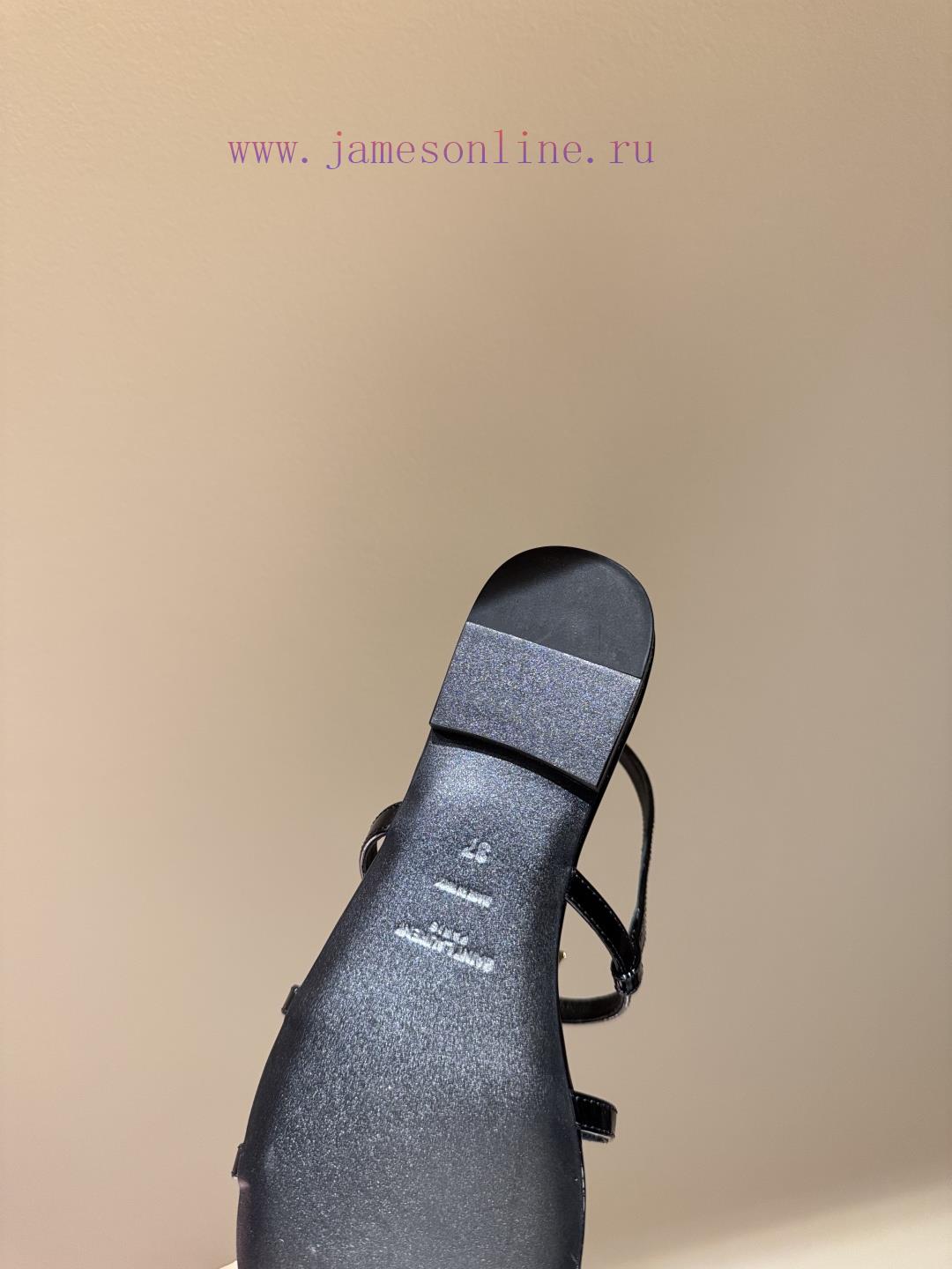 Saint Laurent 2025 Paris Saint Laurent Classic High Heel Sandals2025 Temperament Fairy Summer E sbgmu1a4 - Image 9