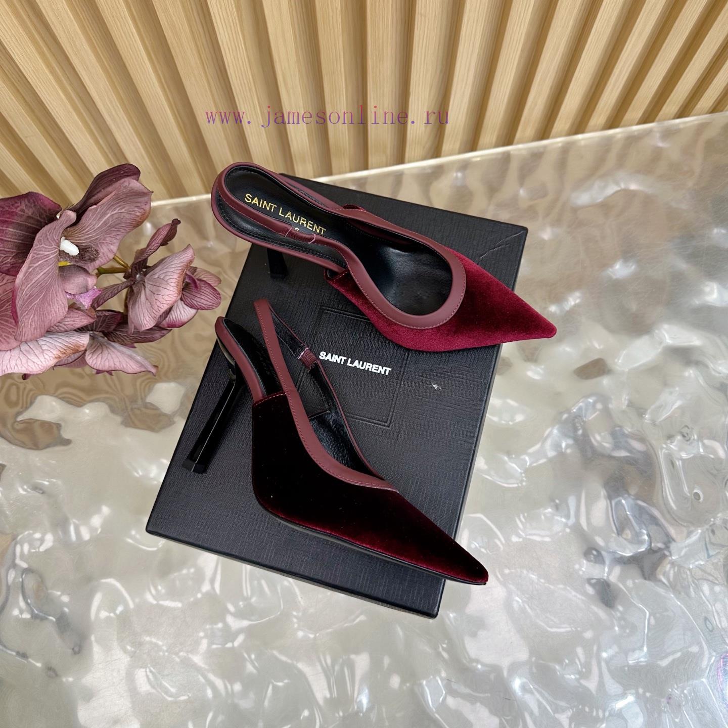 SAINT LAURENT 25ss Spring/Summer New Pointed Stiletto Sandals——————————Top TierYSL's Minimalist gp5kibyw - Image 3